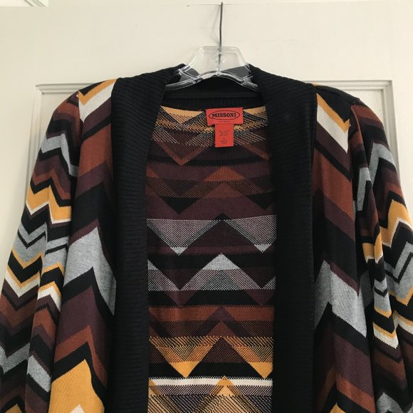Missoni for Target | Brown Zig Zag Cardigan - Picture 4 of 7
